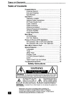 Предварительный просмотр 2 страницы Panasonic CT-2771S User Manual