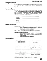 Предварительный просмотр 3 страницы Panasonic CT-2771S User Manual