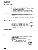 Предварительный просмотр 4 страницы Panasonic CT-2771S User Manual