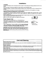 Preview for 5 page of Panasonic CT-2785Y Operating Instructions Manual