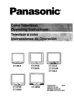 Panasonic CT-27C8 Operating Instructions Manual preview