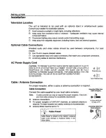 Предварительный просмотр 5 страницы Panasonic CT-27D20 Operating Instructions Manual