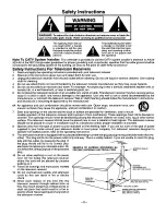 Preview for 2 page of Panasonic CT-27G11 Operating Instructions Manual