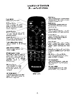 Предварительный просмотр 9 страницы Panasonic CT-27G22 Operating Instructions Manual