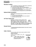 Предварительный просмотр 4 страницы Panasonic CT-27G23 Operating Manual