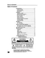 Предварительный просмотр 2 страницы Panasonic CT-27G24 Manual