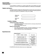 Предварительный просмотр 22 страницы Panasonic CT-27G33 Operating Manual