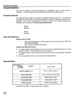 Preview for 4 page of Panasonic CT-27G34 Operating Manual