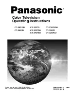 Panasonic CT-27G7D Operating Instructions Manual предпросмотр