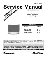 Preview for 1 page of Panasonic CT-27G7DUF Service Manual