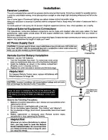 Предварительный просмотр 5 страницы Panasonic CT-27S20 Operating Instructions Manual