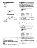 Предварительный просмотр 17 страницы Panasonic CT-27S20 Operating Instructions Manual