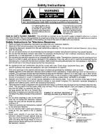 Предварительный просмотр 2 страницы Panasonic CT-27SF13 Operating Instructions Manual