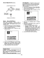 Предварительный просмотр 20 страницы Panasonic CT-27SF13 Operating Instructions Manual