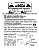 Предварительный просмотр 2 страницы Panasonic CT-27SF24 Operating Instructions Manual