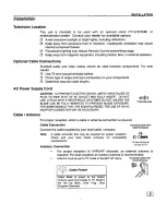 Preview for 5 page of Panasonic CT-27SF25 Operating Instructions Manual