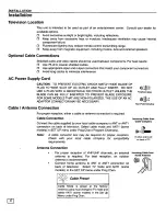 Предварительный просмотр 6 страницы Panasonic CT-27SF37 Operating Manual