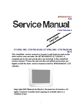 Предварительный просмотр 29 страницы Panasonic CT-27SL13MUG Service Manual