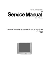 Предварительный просмотр 88 страницы Panasonic CT-27SL13MUG Service Manual