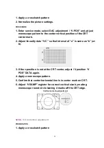 Предварительный просмотр 116 страницы Panasonic CT-27SL13MUG Service Manual