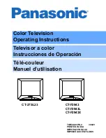 Panasonic CT-27SL33 Operating Instructions Manual предпросмотр