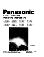 Panasonic CT-27SX11 Operating Instructions Manual предпросмотр