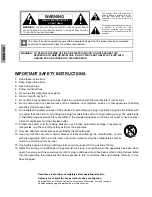 Предварительный просмотр 2 страницы Panasonic CT-30WC14 Operating Instructions Manual