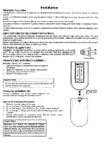 Предварительный просмотр 5 страницы Panasonic CT-31SF14 Operating Instructions Manual