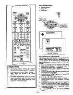 Предварительный просмотр 20 страницы Panasonic CT-31SF20R Operating Instructions Manual