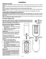 Preview for 5 page of Panasonic CT-3268S User Manual