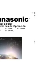 Предварительный просмотр 20 страницы Panasonic CT-3272S Operating Instructions Manual