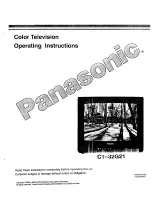 Panasonic CT-32G21 Operating Instructions Manual предпросмотр