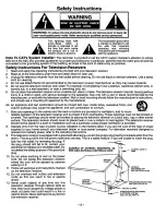 Предварительный просмотр 2 страницы Panasonic CT-32G22 User Manual