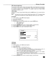 Предварительный просмотр 20 страницы Panasonic CT-32HX41UE Operating Instructions Manual