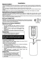 Preview for 5 page of Panasonic CT-32S20 User Manual