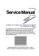 Panasonic CT-32SC13-1G Service Manual preview