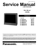 Предварительный просмотр 1 страницы Panasonic CT-32SX31CE Service Manual