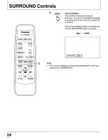 Предварительный просмотр 24 страницы Panasonic CT-34WDM60 Operating Manual