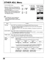 Предварительный просмотр 26 страницы Panasonic CT-34WDM60 Operating Manual