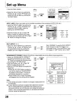 Предварительный просмотр 28 страницы Panasonic CT-34WDM60 Operating Manual