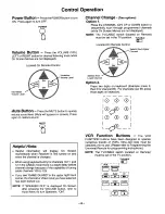 Предварительный просмотр 8 страницы Panasonic CT-35F12T Operating Instructions Manual