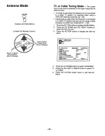 Предварительный просмотр 20 страницы Panasonic CT-35F12T Operating Instructions Manual