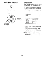 Предварительный просмотр 26 страницы Panasonic CT-35F12T Operating Instructions Manual