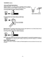 Предварительный просмотр 6 страницы Panasonic CT-35G21 User Manual