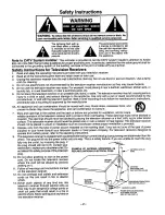 Preview for 2 page of Panasonic CT-35G31 User Manual