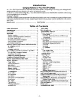 Preview for 4 page of Panasonic CT-35G31 User Manual