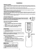 Preview for 5 page of Panasonic CT-35G31 User Manual