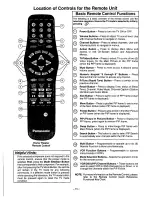 Preview for 11 page of Panasonic CT-35G31 User Manual