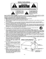 Предварительный просмотр 2 страницы Panasonic CT-35S31S Operating Instructions Manual