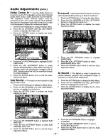 Предварительный просмотр 27 страницы Panasonic CT-35XF53 User Manual